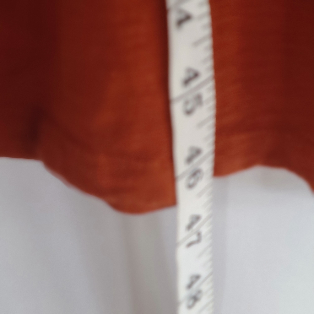 Universal Thread Rust Red Ruffle Tank Midi Dress Cotton L - Picture 6 of 7